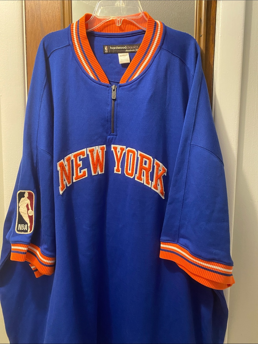 Vintage Reebok Hardwood Classics Pullover - 
New York Knicks